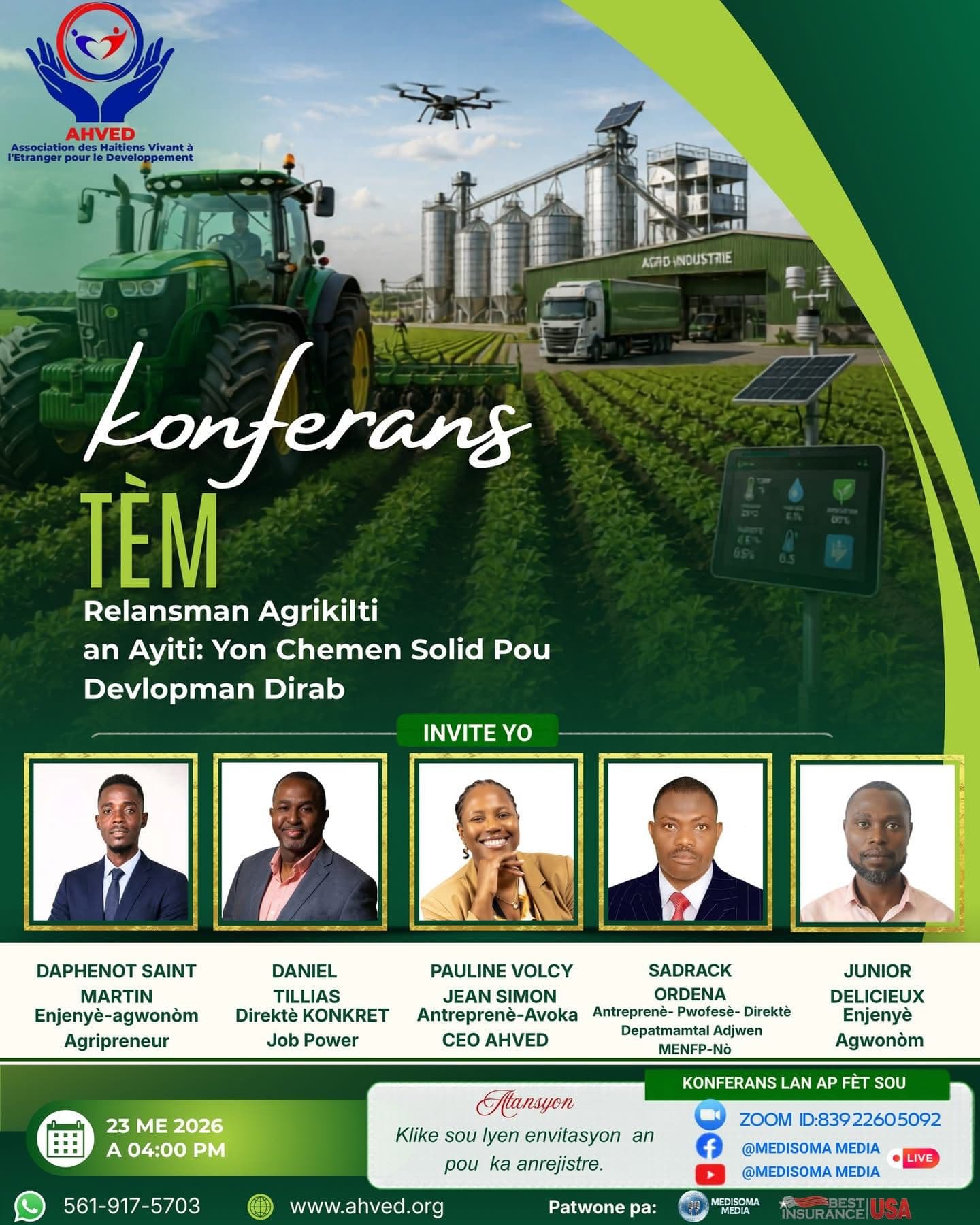 Konferans TÈM — Agriculture in Haiti